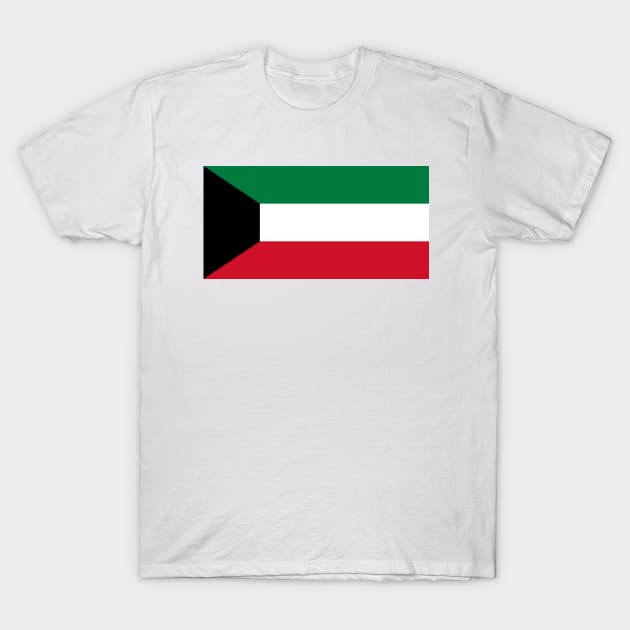 Flag of Kuwait T-Shirt by COUNTRY FLAGS